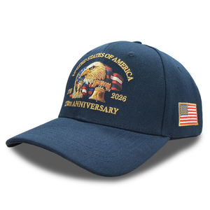 Casquette réglable rétro délavée <span class=keywords><strong>pour</strong></span> le 250e anniversaire des États-Unis, avec motif Aigle <span class=keywords><strong>chauve</strong></span>, en tissu standard, style patriotique américain - Product Image 3