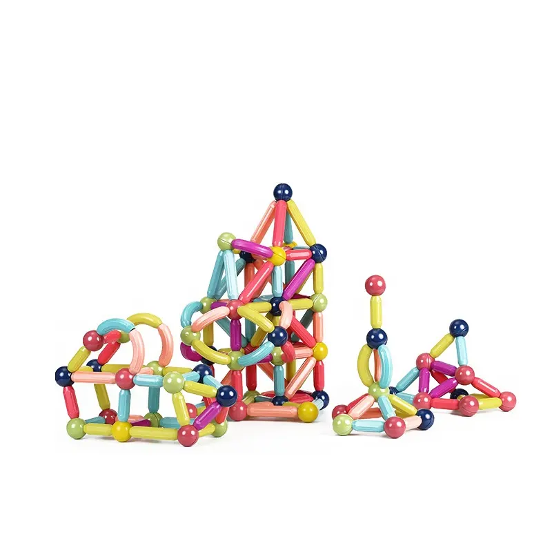 36 buah mainan batang magnet pintar anak-anak stik blok bangunan permainan berbagai macam mainan