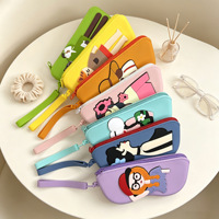 Pochette de rangement portable pour lunettes de soleil, en gel de silicone incassable, avec boucle de suspension, pour femmes, Groupe B