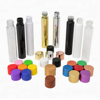 Tubos de Vidrio a Prueba de Niños de 98 mm, 116 mm y 120 mm, Envases para Conos Enrollables con Tapa CR