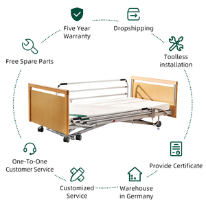 Cama Eléctrica Ajustable de Lujo para Cuidado Médico en el Hogar, Uso Hospitalario, Residencias y Centros de Asistencia, Tecforcare, 185 kg Máx. - Product Image 5