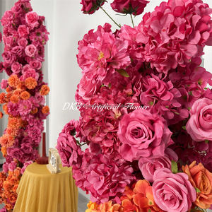 ซุ้มดอกไม้ประดิษฐ์ผ้าไหมสำหรับงานแต่งงานและฉากหลัง พร้อมปรับขนาดได้ตามต้องการ สำหรับงานแต่งงานและงานเปิดเทอม - Product Image 5