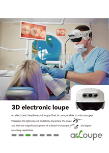 Nouvel arrivage <span class=keywords><strong>Loupe</strong></span> électronique 3D arLoupe à montage sur tête avec enregistrement numérique et affichage haute définition des yeux - Product Image 2