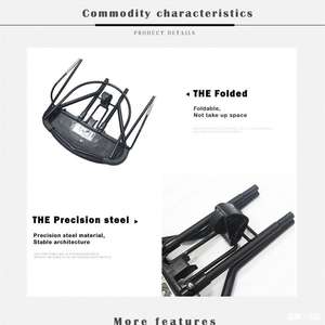 Diskon besar bayi jala bernapas ditinggikan portabel dapat diatur anjing lipat tempat tidur berkemah hewan peliharaan kursi goyang untuk anak anjing - Product Image 5