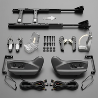 Kit de réglage électrique des sièges Easgain VW THARU - Siège électrique multi-directionnel de style luxueux avec soutien lombaire et chauffage 12V