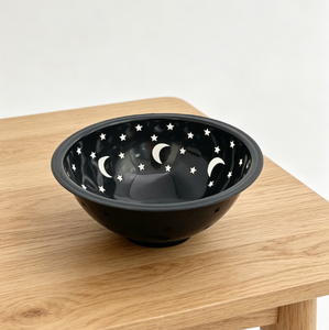 Bandeja para Hornear Antiadherente de Acero Aluminizado Ecológico, Cesta Hueca Negra con Diseño de Luna y Estrella para Frutas, Colador de Alimentos, Tazón para Verduras - Product Image 5