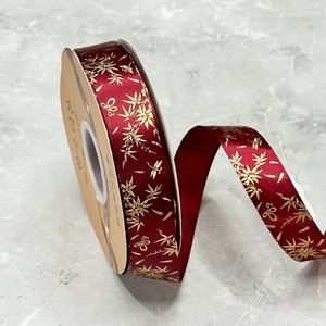 Produsen Lintas Negara Grosir Pita Sutra Bermotif Serangga Cap Emas untuk Kemasan Hadiah Bunga - Product Image 3