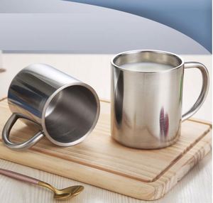 Tasse à café, lait ou eau en acier inoxydable à double paroi, écologique, pour le camping et les voyages, 200 ml, 300 ml, 400 ml - Product Image 6