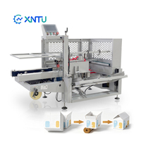 Érigeuse de cartons métalliques automatique horizontale et verticale à servo haute vitesse avec fermeture par rabat