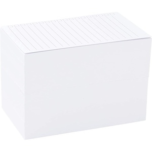 Thẻ ghi chú tiền đồn với Hộp kiểm tra 3x5 in, thẻ nhiệm vụ chỉ số được cai trị theo chiều dọc màu trắng cho danh sách việc cần làm hàng ngày - Product Image 6