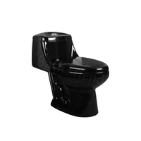 Offre Spéciale : WC Monobloc en Céramique Colorée, Fixation au Sol, Chasse d'Eau par Siphon, pour l'Amérique du Sud