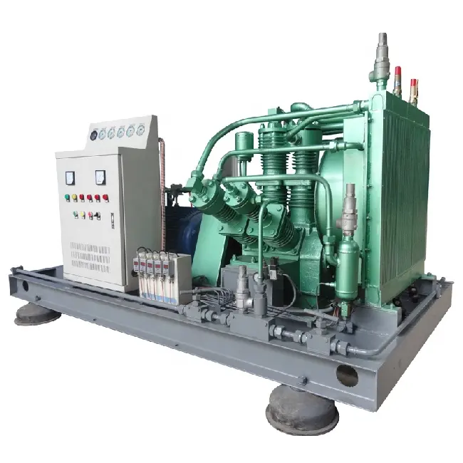 Tuowei-compresor de aire de alta presión, máquina de compresión de 4 etapas, 100 bar, compresor de aire de pistón