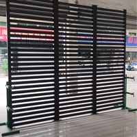 Moderne aluminium schuttingpanelen met poedercoating, privacy schermen, rechthoekig, duurzaam voor buitengebruik