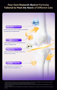 Complément Nutritionnel pour <span class=keywords><strong>Chat</strong></span> OEM ODM : Cartilage, Chondroïtine pour Soulager les Allergies, Glucosamine pour la Santé Articulaire, 180 Comprimés, 90g - Product Image 3