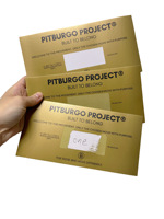 Billets de loterie à gratter dorés de luxe, personnalisés, en carton, impression numérique, autocollants à gratter