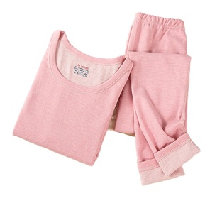 Set biancheria intima termica da <span class=keywords><strong>donna</strong></span> pantaloni invernali a doppia faccia spazzolata manica lunga-commercio all'ingrosso - Product Image 3