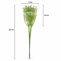 Bouquet de Gypsophile Artificielle en Plastique en Gros, 6 Couleurs, Aspect Réaliste, pour Mariage, Fête, Décoration Intérieure, Remplissage Floral en Vrac