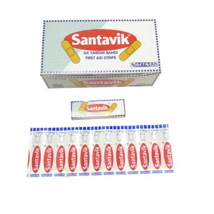 Venda Adhesiva Santavik al por Mayor, 72*19mm, Tres Orificios, Apósito para Heridas, Transpirable, de Tela Lisa - Product Image 5