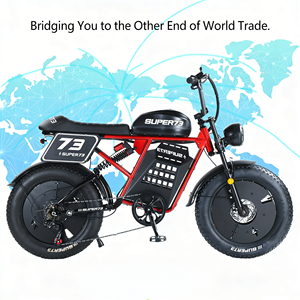 Vélo de montagne électrique 20 pouces 500W tout-terrain 48V 15Ah Lithium 7 vitesses Dérailleur Pneus larges Suspension avant E VTT pour adultes - Product Image 5