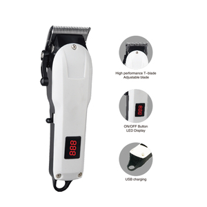 Máy Cắt Tóc Chuyên Nghiệp USB Sạc Được, Lưỡi Dao T, Mới, Cạo Trọc Đầu, Điện, Dùng Cho Gia Đình Và Xe Hơi, Không Dây - Product Image 5