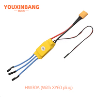Contrôleur de vitesse de moteur sans balais XXD HW30A 40A ESC RC BEC ESC T-rex 450 V2 Hélicoptère Bateau pour FPV F450 Mini Quadcopter Drone