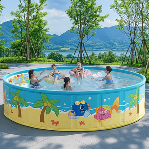 Grande acqua pieghevole addensata piscina da gioco per adulti bambini famiglia all'aperto gonfiaggio acqua gonfiabile impianti di divertimento - Product Image 1
