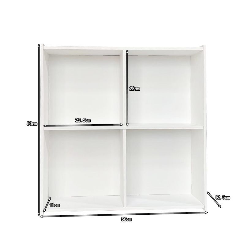 Desktop 4-compartment storage rack