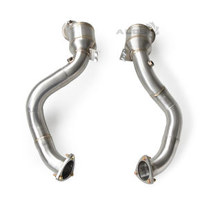 Collecteur d'échappement en acier inoxydable à haut débit pour <span class=keywords><strong>Aston</strong></span> <span class=keywords><strong>Martin</strong></span> DB12 4.0T 2023-2025 Amélioration des performances de course Amélioration de la puissance Installation parfaite - Product Image 3