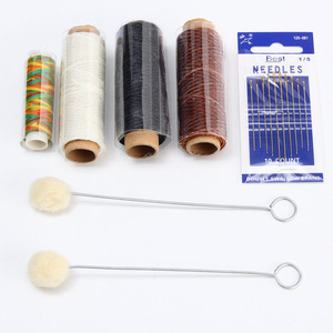 <b>Leather</b> <b>Crafting</b> <b>Tool</b> Set 42 Piece DIY Saddle Sewing Kit For Home <b>Leather</b> Fabric Handmade Projects - Product Image 2