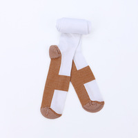 Palo — chaussettes de Compression en Fiber de cuivre pour hommes et femmes, excellente Circulation 15-20mmhg, pour la course, le cyclisme, l'athlétisme