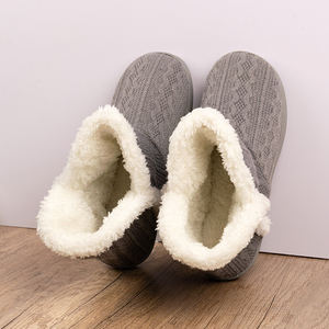 حذاء بوت جاكار محبوك بألوان مخصصة بتصميم جديد من النوع المفتوح لفصل الشتاء من المصنع مباشرة - Product Image 5