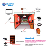 Dernière machine de jeu de baseball interactive, équipement de divertissement sportif d'intérieur, sport numérique de réalité de mouvement pour parc d'arcade