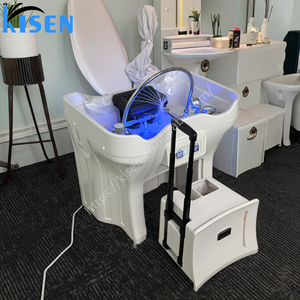 KISEN Lavacabezas Portátil de Alta Calidad para Salón, con Dos Tanques y Ruedas, para Terapia Capilar en Salones de Belleza - Product Image 2