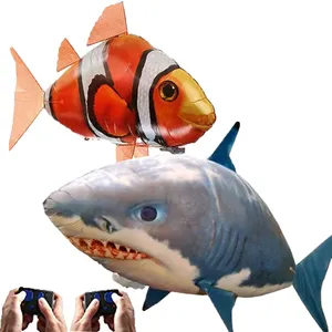 Wholesale high quality RC remote radio control air flying fish shark toys