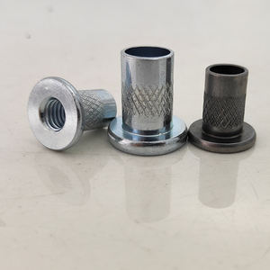 Écrous moletés plaqués zinc M4 M5 M6 M8 Insert de rivet fileté à tête plate Écrou de rivet Écrou de serrage suspendu en forme de poire - Product Image 4