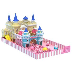 Attrezzature di sicurezza per bambini commerciale divertente <span class=keywords><strong>soft</strong></span> <span class=keywords><strong>play</strong></span> disegno castello parco giochi al coperto con piscina di palline - Product Image 2