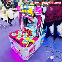 Machine de jeu Whack-A-Mole à monnayeur pour un joueur, construction métallique, pour centres de jeux, enfants et adultes, garantie 1 an, version espagnole
