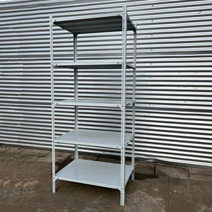Export Grade Angle Steel <b>Shelving</b> 5 Layer Adjustable Heavy Duty Warehouse Rack For <b>Storage</b> Customizable - Product Image 2