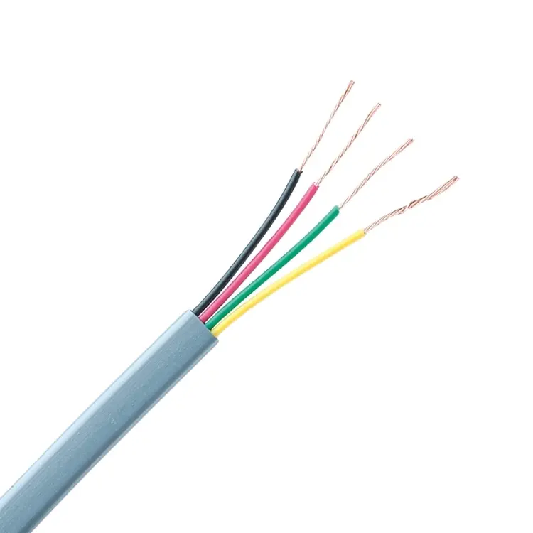 high quality Telephone cable telephone wire 4 core flat and round cable