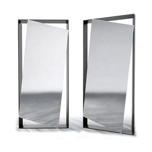 <strong>Large</strong> Frame Asymmetrical Wall <strong>Mirror</strong> Irregular Shaped Wall <strong>Mirror</strong> for Bathroom - Product Image 5