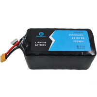 Paquete de Baterías de Estado Sólido Sinxpower 8S4P INR21700 29.6V 20000mah P50B 50S 10C, Tasa de Descarga de 800 Ciclos, 13-17 Pulgadas FPV, 12 Meses