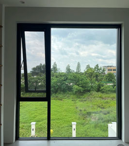 Ventana Corredera Horizontal de Aleación de Aluminio KABO con Mosquitera de Fibra de Vidrio, Diseño Moderno, Certificación Energy Star, Cierre Magnético - Product Image 1