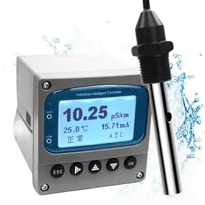 Измеритель электропроводности, тестер воды онлайн, сопротивление солености, TDS EC контроллер, цифровой измеритель электропроводности