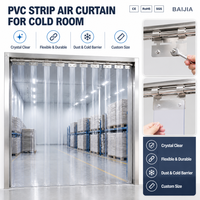 Rouleau Souple Transparent en PVC pour Chambres Froides, Bandes Rideaux d'Air