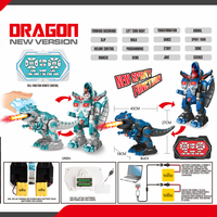 Mainan Robot Transformasi Dinosaurus Rc Penginderaan Gerakan, Mainan Radio Kontrol Dinosaurus untuk Anak-anak