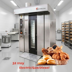 Grand <span class=keywords><strong>Four</strong></span> Rotatif <span class=keywords><strong>Industriel</strong></span> pour Boulangerie, 32 Plaques, Électrique/Gaz, Commercial à <span class=keywords><strong>Vendre</strong></span> - Product Image 1