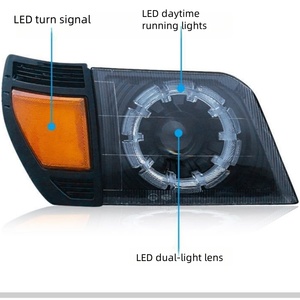 Para Toyota Land Cruiser LC70 LC76 LC75 LC79, faro delantero Angel Eyes Fj79, faro Led, accesorios para automóviles - Product Image 3