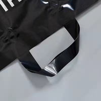 Hediye Dükkanı Taşınabilir Yeniden Kullanılabilir Çevre Dostu Geri Dönüştürülebilir LDPE Delikli Bez Çanta Özel Logo Baskılı Alt Köşebentli Alışveriş Çantası