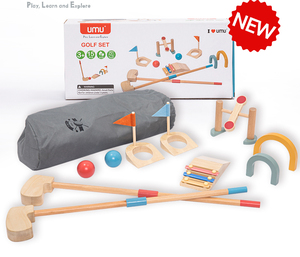 Jouets Montessori en bois pour enfants, <span class=keywords><strong>jeux</strong></span> <span class=keywords><strong>de</strong></span> quilles, <span class=keywords><strong>de</strong></span> golf, <span class=keywords><strong>de</strong></span> coordination des mains et des pieds, pour garçons et filles - Product Image 2