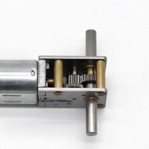 90 도 웜 감소 기어 박스 이중 출력 샤프트 Keshuo 맞춤형 <span class=keywords><strong>N20</strong></span> DC 모터 - Product Image 5